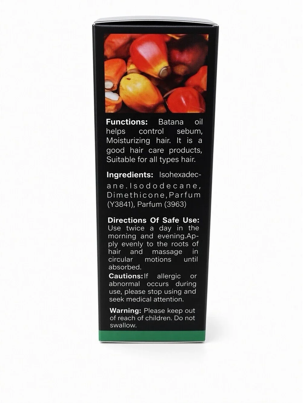 3PC Batana Oil Hair Care Set Raw Batana Rosemary Castor Pumpkin Seed Scalp Oil